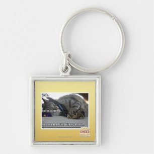 I'm listening keychain