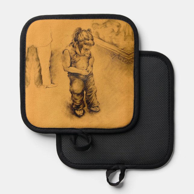I'm lost in Le Tianguie, Mexico Pot Holder (Front/Back)