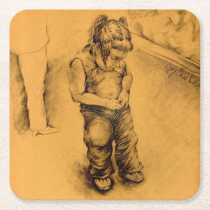 I'm Lost in Le Tianguie, Mexico Square Paper Coaster