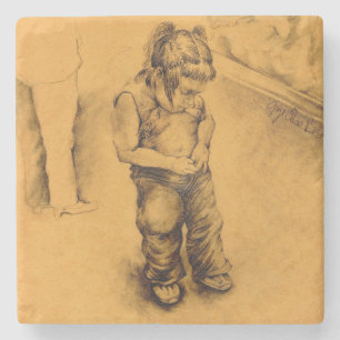 I'm Lost in Le Tianguie, Mexico Stone Coaster