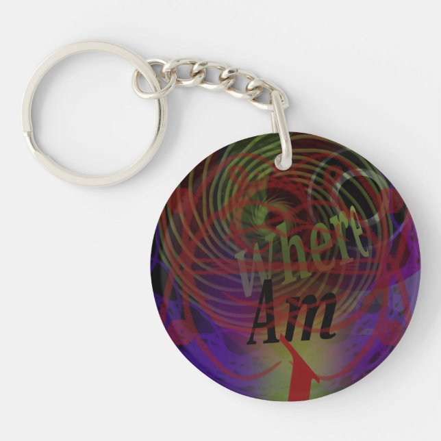 I'm Lost  Keychain (Front)