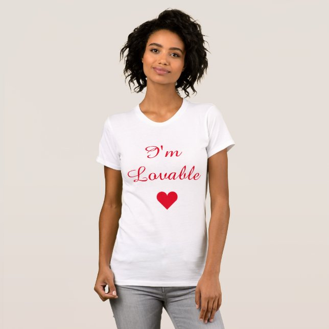 I'm Lovable T-Shirt (Front Full)