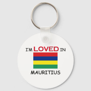 I'm Loved In MAURITIUS Keychain