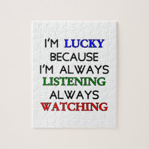 I'm Lucky Jigsaw Puzzle