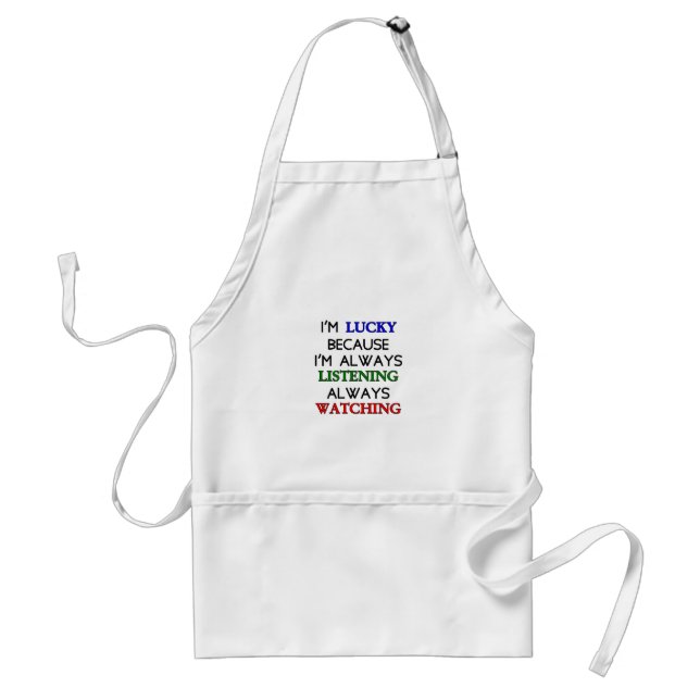 I'm Lucky Standard Apron (Front)