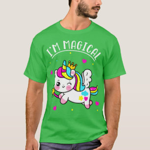 Im Magical Cute Kawaii Unicorn Girls Kids T-Shirt