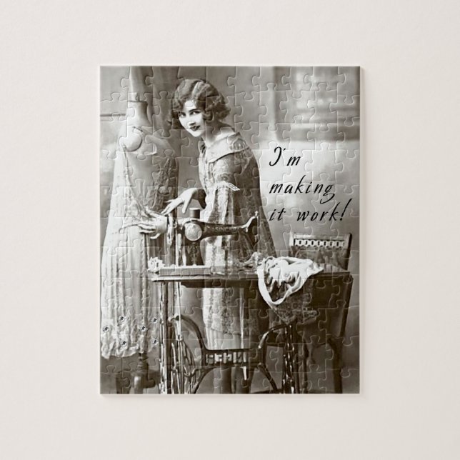I'm Making it Work Jigsaw Puzzle (Vertical)