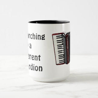 I'm marching to mug