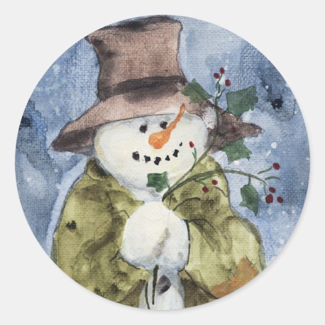 I'M MELTING CLASSIC ROUND STICKER (Front)