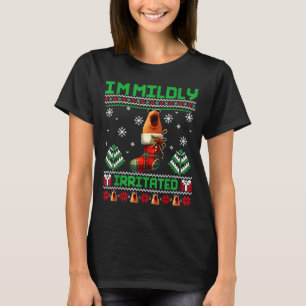 I'm Mildly Irritated Marcus The Worm Christmas Fun T-Shirt