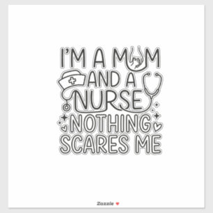 Im Mom And Nurse Minimalist Nurse Mom Gift 