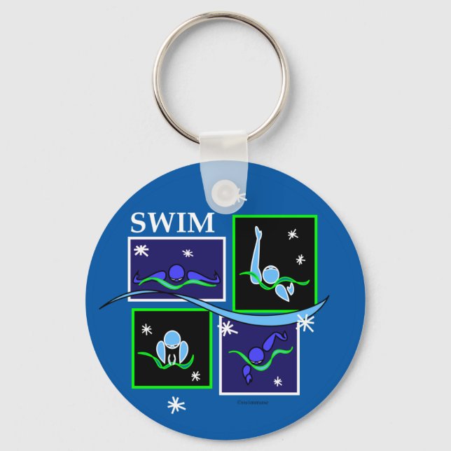 IM Morning Winter Keychain (Front)