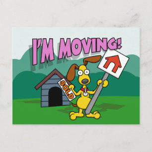 I'm Moving Postcard