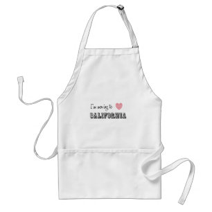 I'm Moving To California Standard Apron