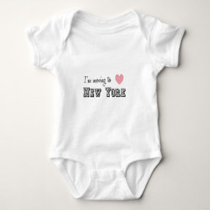 I'm Moving To New York Baby Bodysuit