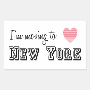 I'm Moving To New York Sticker