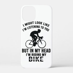 Im my head i'm riding my bike T-Shirt iPhone 12 Mini Case