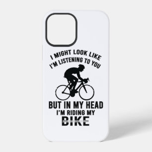 Im my head i'm riding my bike T-Shirt iPhone 12 Pro Case
