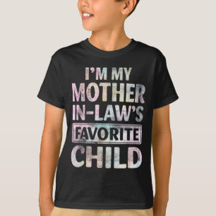 I'm My Mother In Law's Favorite Child Vintage Fami T-Shirt