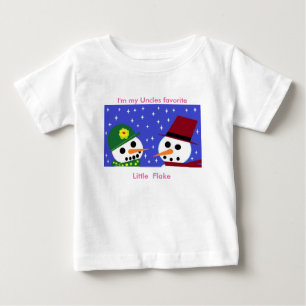 I'M MY UNCLES FAVORITE LITTLE FLAKE BABY TEE