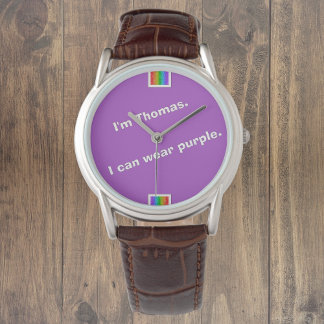I'm [Name], I can wear purple Watch