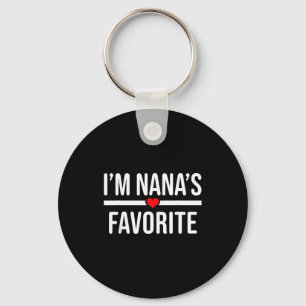 I'm Nana's Favorite Keychain