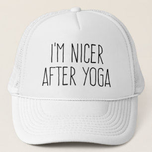 I'm Nicer After Yoga Trucker Hat
