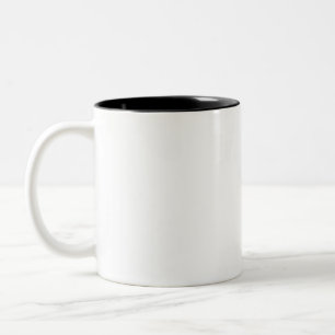 Im Nicer When Im Doing Karate Funny Tee Two-Tone Coffee Mug