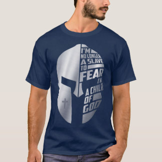 Im No Longer A Slaveo Fear I Am A Child Of God gif T-Shirt