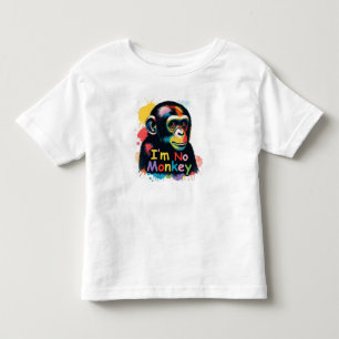 "I'm No Monkey" Toddler T-shirt