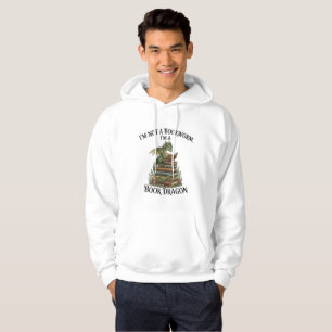 I'm Not a Bookworm I'm a Book Dragon Funny Reading Hoodie