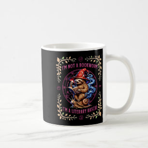 I'm not a bookworm i'm a literary rascal sloth  coffee mug