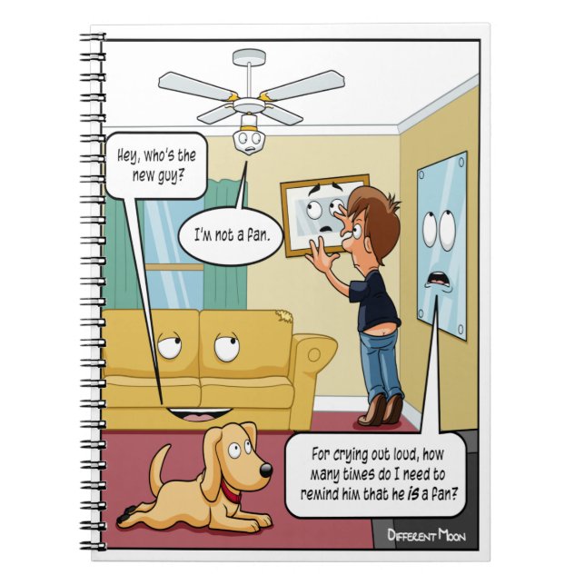 I'm Not a Fan Punny Notebook (Front)