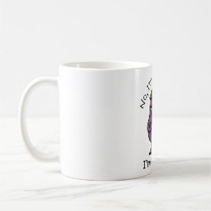 "I'm Not a Fruit, I'm a Problem" Funny Eggplant Me Coffee Mug