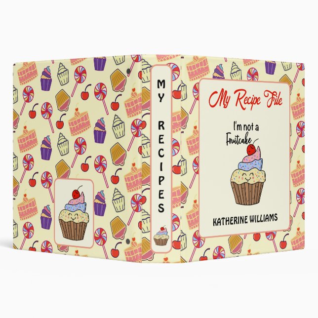 I'm not a fruitcake custom binder (Background)