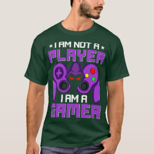 Im Not A Player Im A Purple Game Controller Video T-Shirt