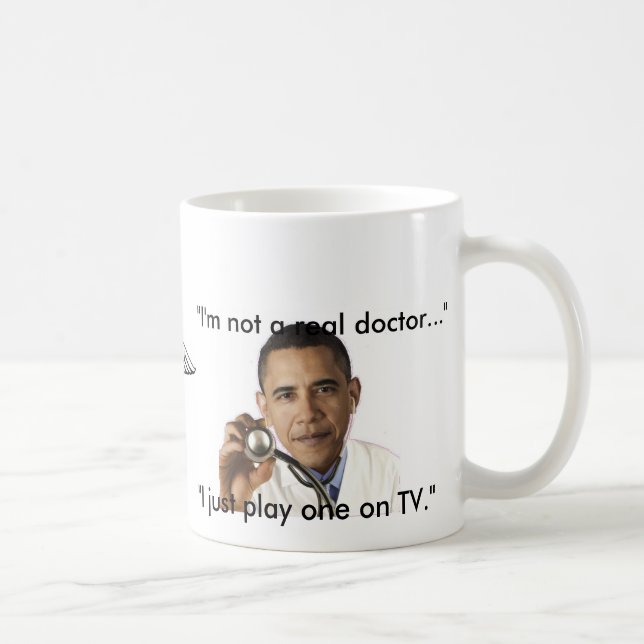 "I'm not a real doctor" Coffee Mug (Right)