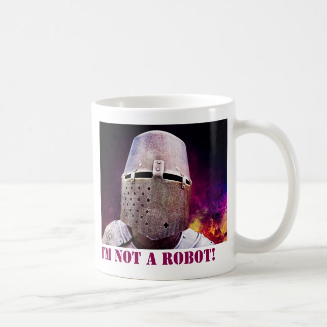 I'm Not A Robot Coffee Mug (Right)