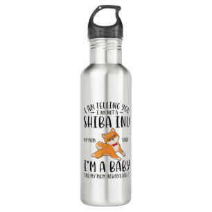 I'm Not a Shiba Inu My Mom Said I'm A Baby  710 Ml Water Bottle