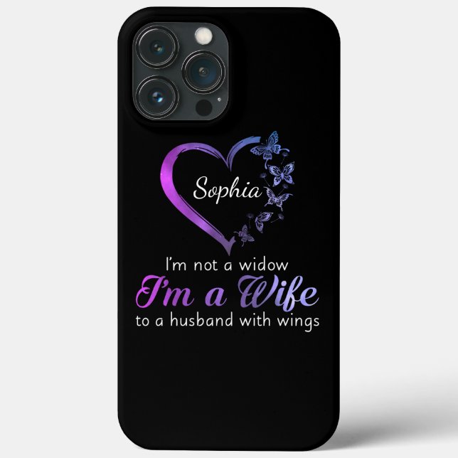 I'm Not A Widow I'm A Wife To A Husband With Wings Case-Mate iPhone Case (Back)