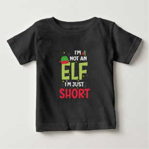 Im Not An Elf Family Christmas Pjs Matching  Baby T-Shirt