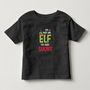 Im Not An Elf Family Christmas Pjs Matching Toddler T-shirt