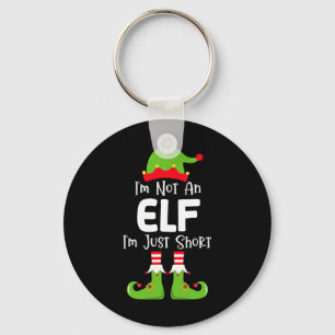 I'm Not An Elf I'm Just Short Family Christmas Pjs Keychain
