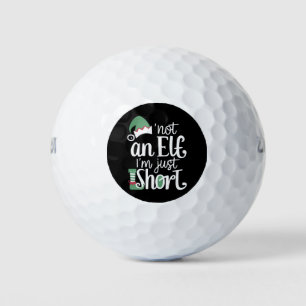 I'm Not An Elf I'm Just Short Funny Christmas Xmas Golf Balls