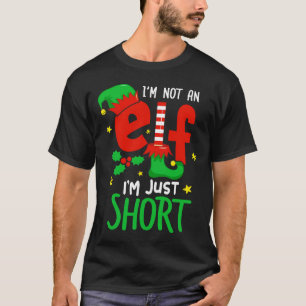 I'm Not An Elf Just Short Funny Christmas Pjs Men T-Shirt