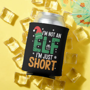 Im Not An Elf Just Short Funny Christmas Xmas  Can Cooler