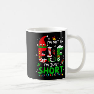 Im Not An Elf Just Short Funny Christmas Xmas Men Coffee Mug