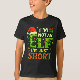 Im Not An Elf Just Short Funny Christmas Xmas Men  T-Shirt