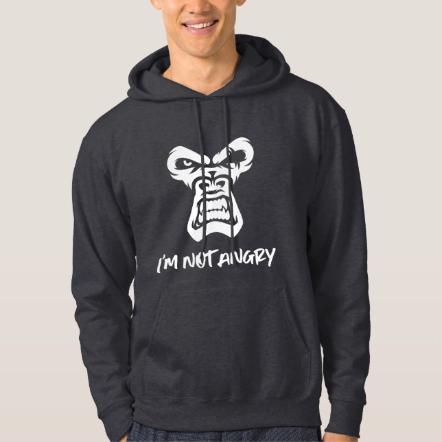 I'm Not Angry, The Monkey Hoodie (Front)