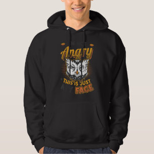 Im Not Angry This Is Just My Face Grumpy Grouch 2 Hoodie